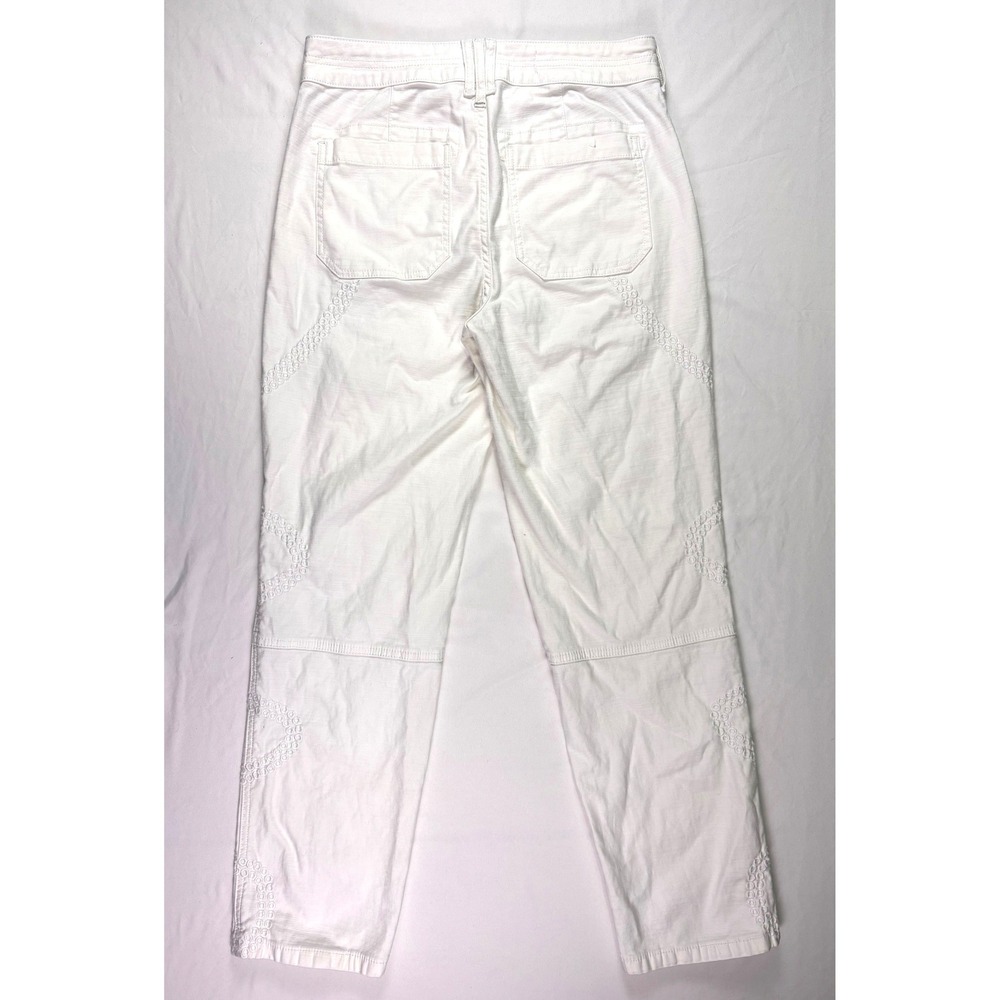 Pilcro Wanderer Pants Tall 27T Relaxed Embroidered High Rise Straight Leg Boho - Picture 11 of 11